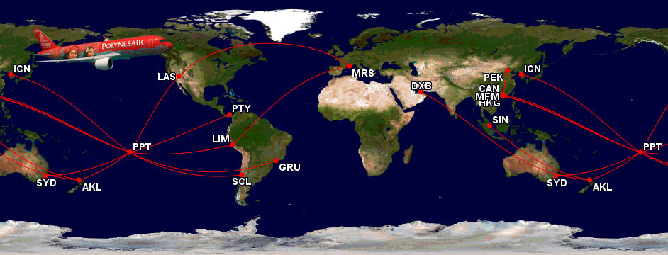 Lignes aériennes de POLYNESAIR