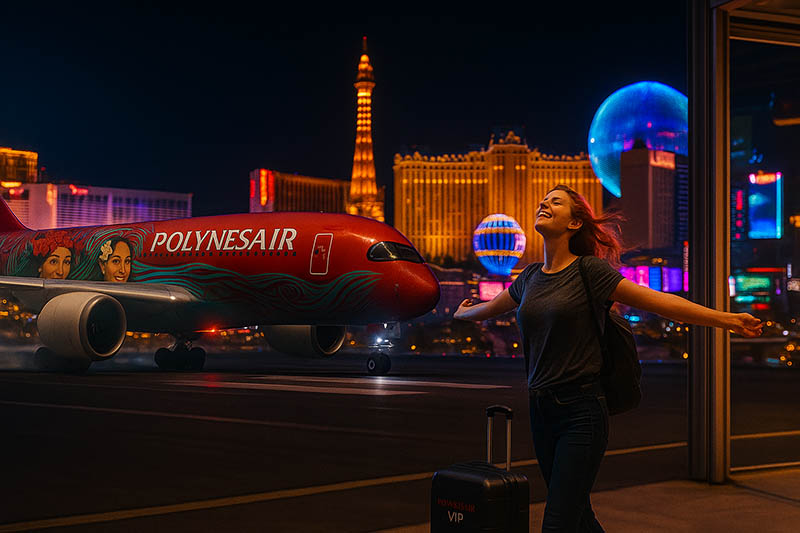 Je rêve de Las Vegas avec Polynesair