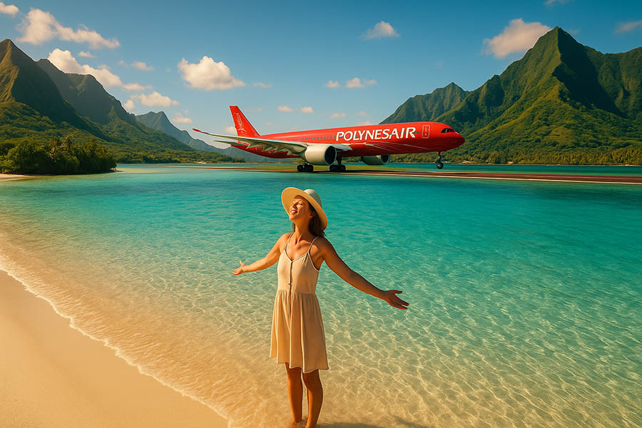 Partir de Marseille à Tahiti - Polynesair