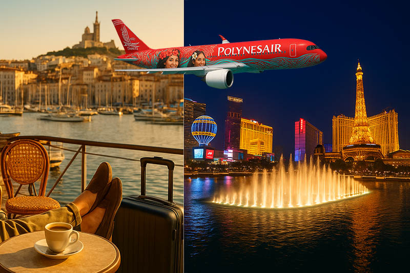Vol Marseille - Las Vegas - Polynesair