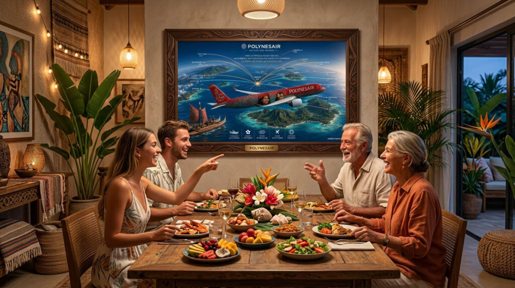 Tableau numérique de POLYNESAIR